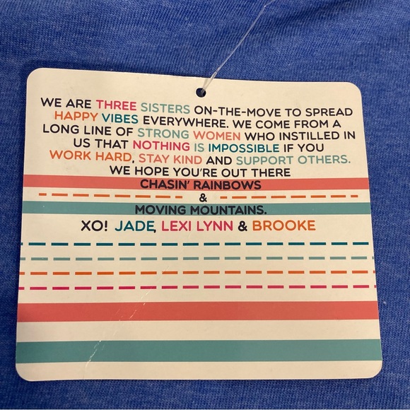 NWT JADELYNN BROOKE New Graphic Short Sleeve Flamingo You Are You Tee Shirt Med - Picture 10 of 12